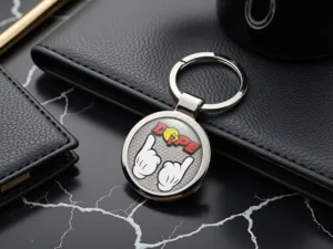 Keyring Personalised Photo Glossy Style